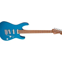 Charvel - Pro-Mod DK22 SSS 2PT CM - Electric Blue - Caramelised Maple Fingerboard