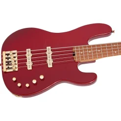 Charvel - Pro-Mod San Dimas® Bass JJ V - Caramelized Maple Fingerboard - Candy Apple Red