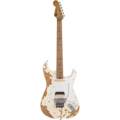 Charvel Henrik Danhage Limited Edition Signature Pro-Mod So-Cal Style 1 HS FR M, Maple Fingerboard, White Relic