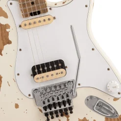 Charvel Henrik Danhage Limited Edition Signature Pro-Mod So-Cal Style 1 HS FR M, Maple Fingerboard, White Relic
