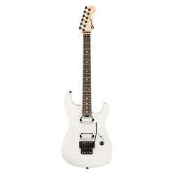 Charvel Jim Root Signature Pro-Mod San Dimas® Style 1 HH FR E, Ebony Fingerboard - Satin White