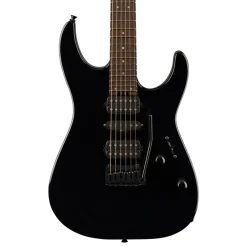 Charvel MJ DK24 HSH 2PT W with Mahogany Body and Wenge Fingerboard - Black