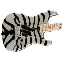 Charvel Super Stock SD1 H 2PT M with Maple Fingerboard - Silver Bengal