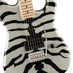 Charvel Super Stock SD1 H 2PT M with Maple Fingerboard - Silver Bengal