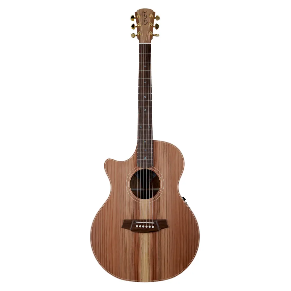 Cole Clark AN2EC Left Handed - Redwood Blackwood