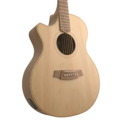Cole Clark CCAN2EC-BB Angel Bunya Blackwood Left-Handed Acoustic Guitar