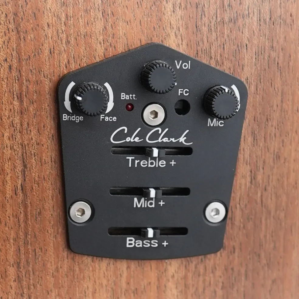 Cole Clark FL2EC All Blackwood HB Left Handed Acoustic/Electric Guitar