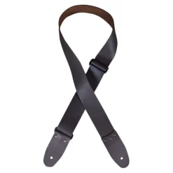 Colonial Leather - 2″ Soft Leather Slide Adjustable Guitar Strap - Brown
