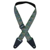 Colonial Leather - Aboriginal Art Guitar Straps - Women Collecting Water Green