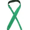 Colonial Leather - Double Suede Guitar Strap - Jade