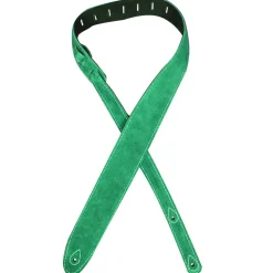 Colonial Leather - Double Suede Guitar Strap - Jade