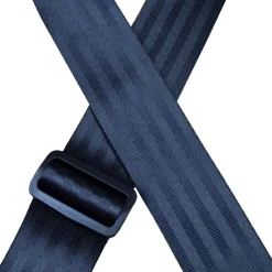 Colonial Leather - Seat Belt/Herringbone Webbing Strap - Black