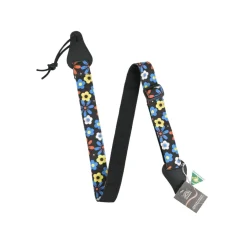 Colonial Leather - Ukulele Jacquard Strap - Daisy Flowers