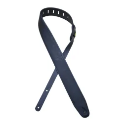 Colonial Leather 2.5" BLACK W/BLACK Upholstery Padded