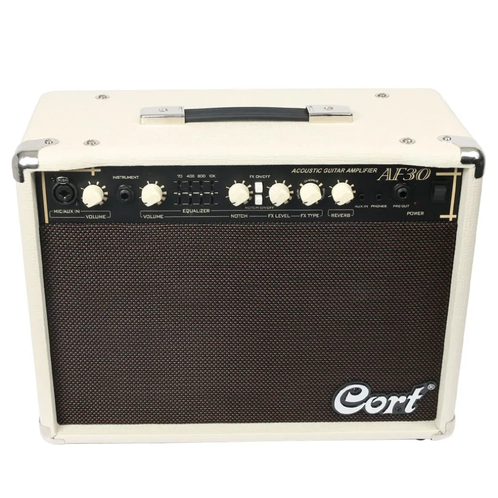 Cort AF30 30 Watt Acoustic Guitar Amp Ivory