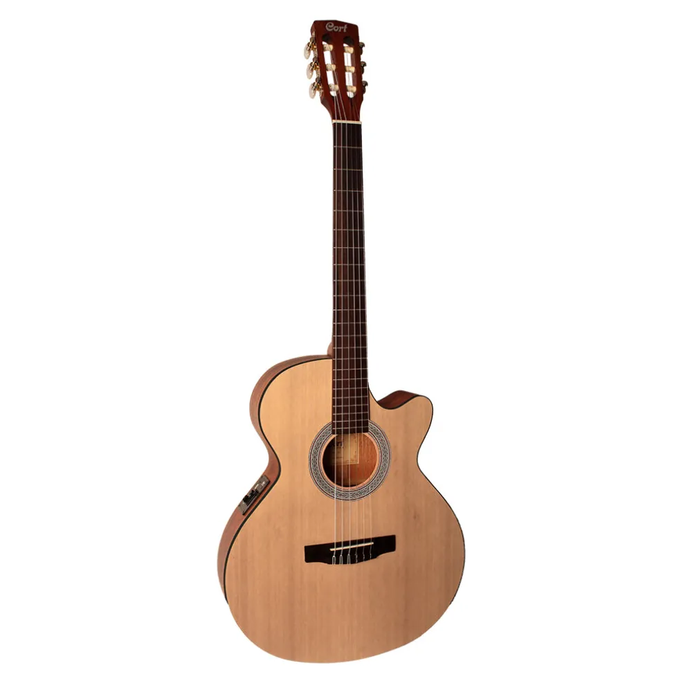 Cort CEC1 OP Slim Body Cutaway with Pickup Classic Guitar