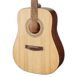 Cort Earth Acoustic Guitar Pack - Open Pore Natural