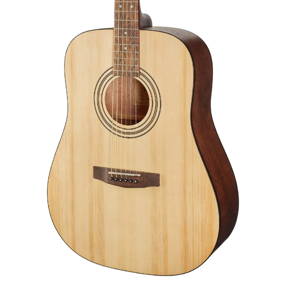 Cort Earth Acoustic Guitar Pack - Open Pore Natural