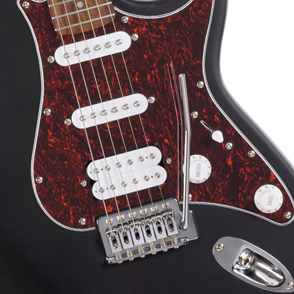 Cort G110 Electric Guitar Open Pore Black