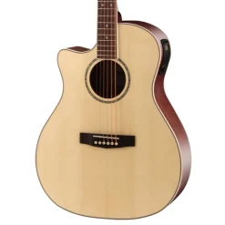 Cort GA-MEDX Left Handed OP Grand Auditorium Open Pore Natural