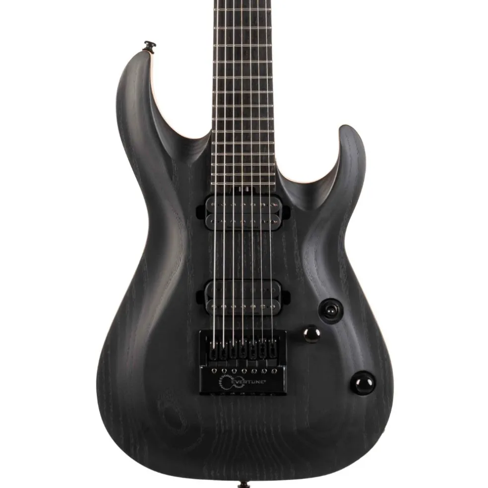 Cort KX707 Evertune 7 String Open Pore Black with Bag