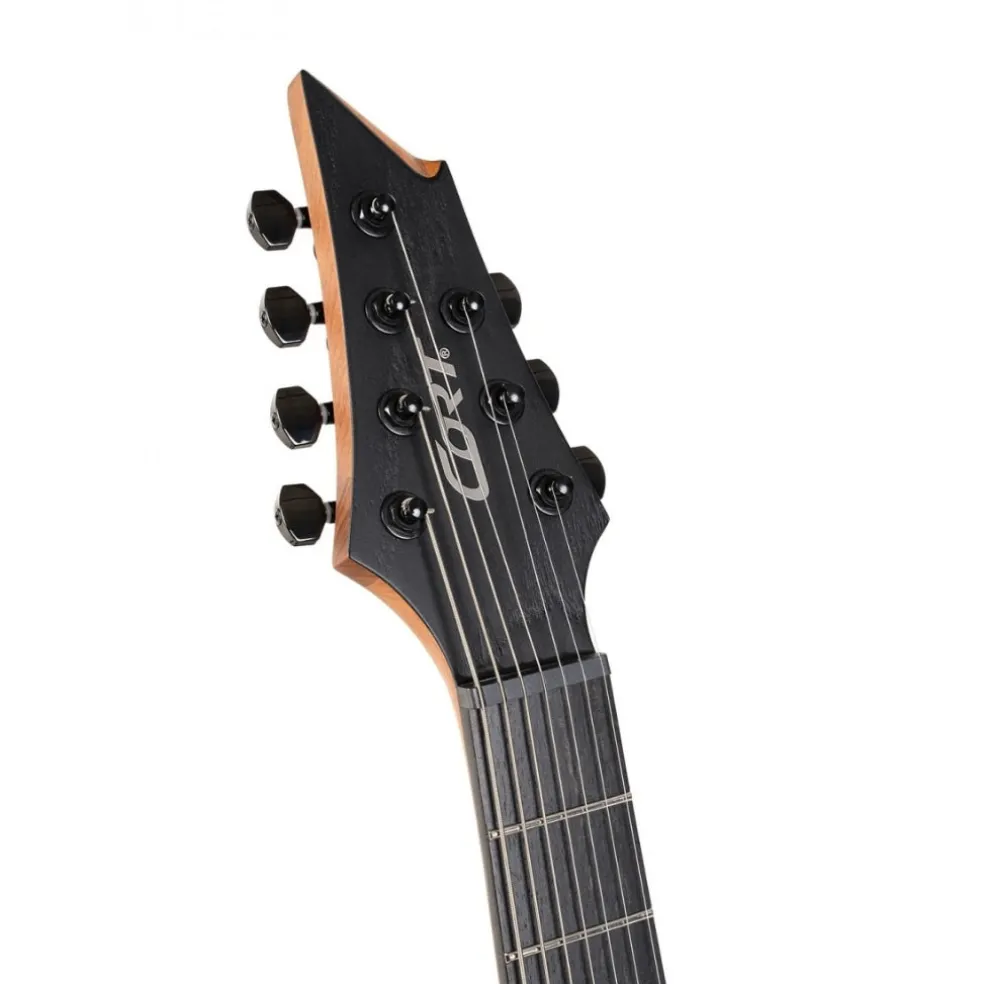 Cort KX707 Evertune 7 String Open Pore Black with Bag