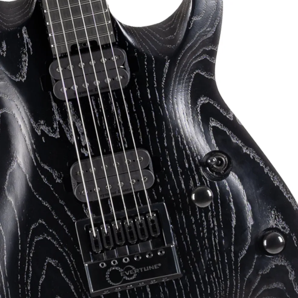 Cort KX700 Open Pore Black with Evertune Bridge and Deluxe Gigbag