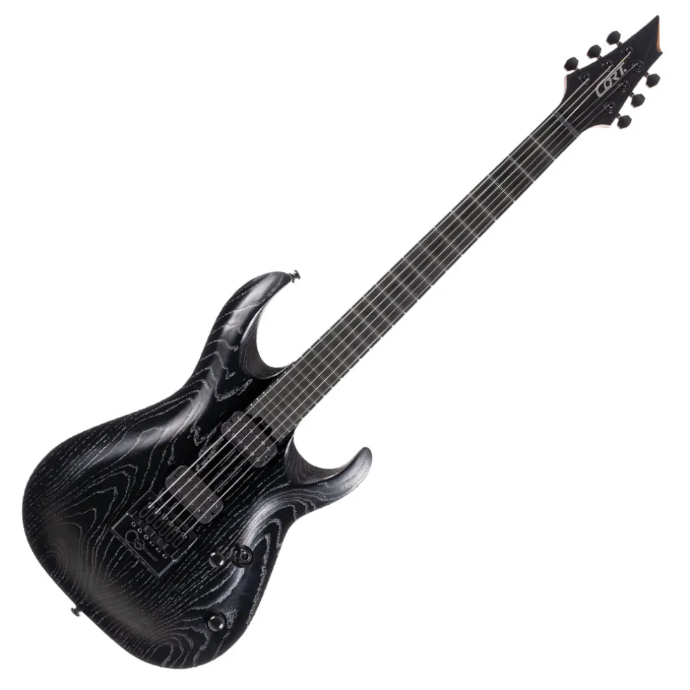 Cort KX700 Open Pore Black with Evertune Bridge and Deluxe Gigbag