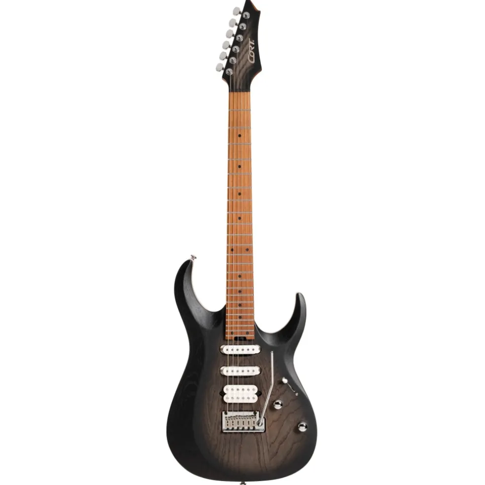 Cort X700 Triality Open Pore Black Burst with Bag