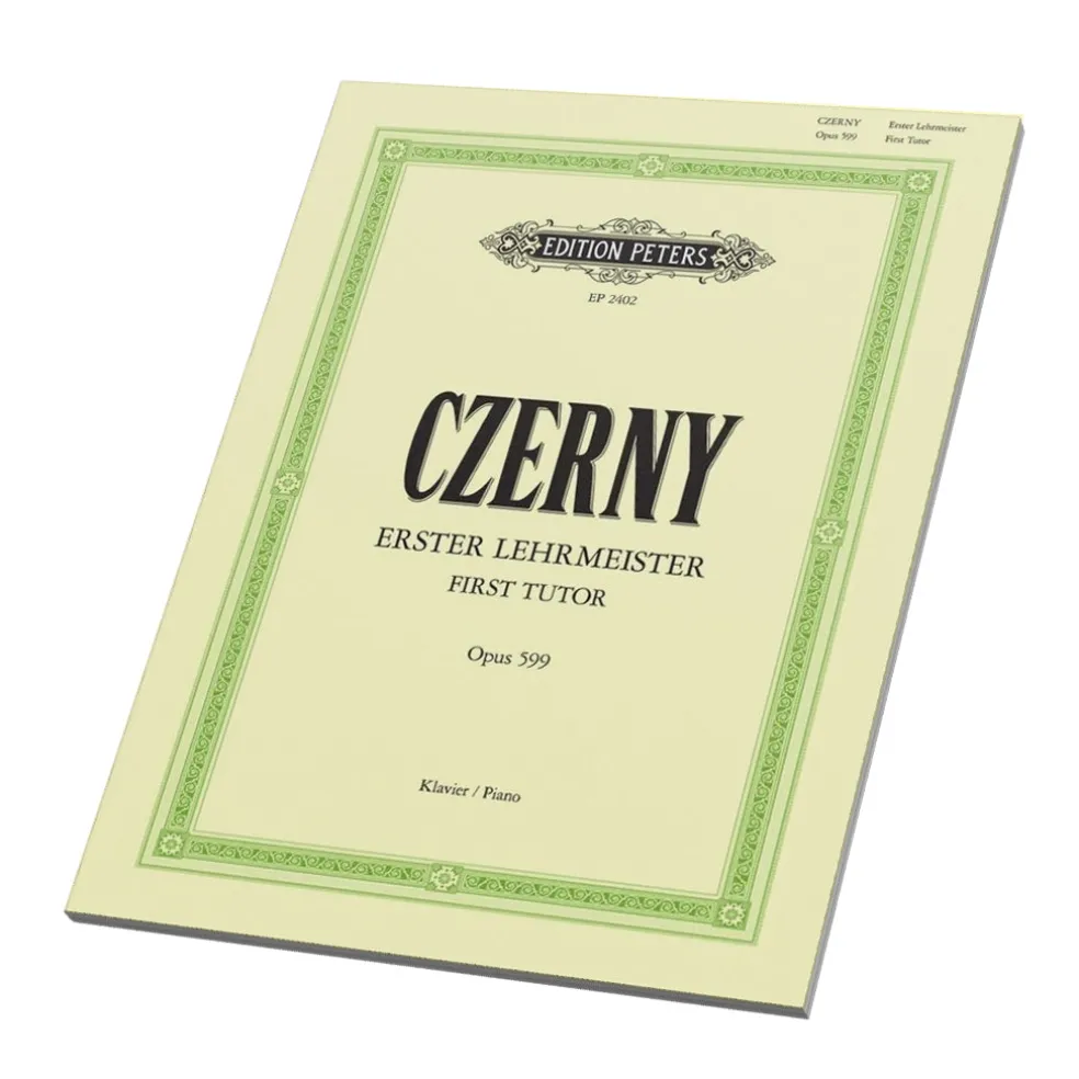 Czerny First Tutor Op 599 100 Short Exercises - Book