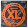 D'Addario - ECG23 Chromes Flatwound Electric Strings -.010-.048 Extra Light