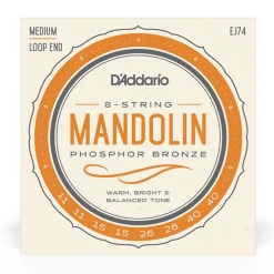 D'Addario - EJ74 - Mandolin Strings Medium 11-40 - Mandolin Strings