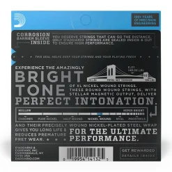 D'Addario - EJ21 - XL Jazz Lite Nickel Wound - Electric Guitar Strings