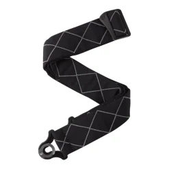 D'Addario - 50mm Auto Lock BLK Diamond Pad - Strap