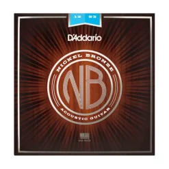 D'Addario - NB1253 - Acoustic Guitar Nickel Bronze Light - Acoustic Guitar Strings