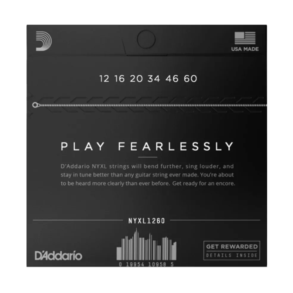 D'Addario - NYXL 12-60 - Extra Heavy Set - Guitar Strings