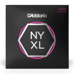 D'Addario - NYXL0942 - NYXL 09-42 Nickel Wound Electric Guitars Strings, Super Light - Electric Guitar Strings