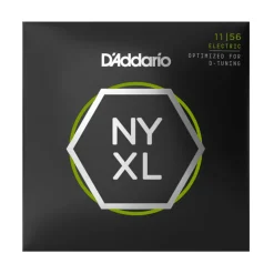 D'Addario - NYXL1156 - NYXL 11-56 Nickel Wound Electric Guitars Strings, Medium Top / Extra Heavy Bottom Set - Electric Guitar Strings