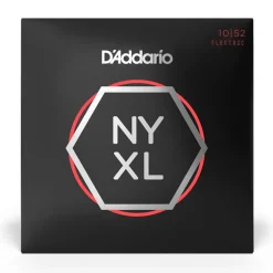 D'Addario - NYXL1052 - NYXL 10-52 Nickel Wound Electric Guitars Strings, Light Top / Heavy Bottom - Electric Guitar Strings
