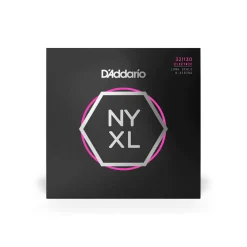 D'Addario - NYXL32130 Regular Light Long Scale 6-String Bass Strings, 32-130