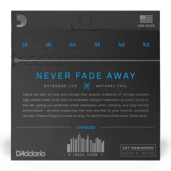 D'Addario - XTAPB1253 - XT Acoustic Phosphor Bronze Light 12-53 - Acoustic Guitar Strings