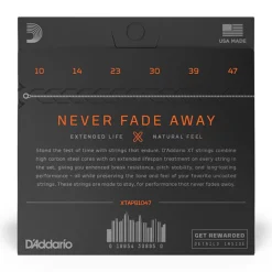 D'Addario - XTAPB1047 - XT Acoustic Phosphor Bronze X Light 10-47 - Acoustic Guitar Strings