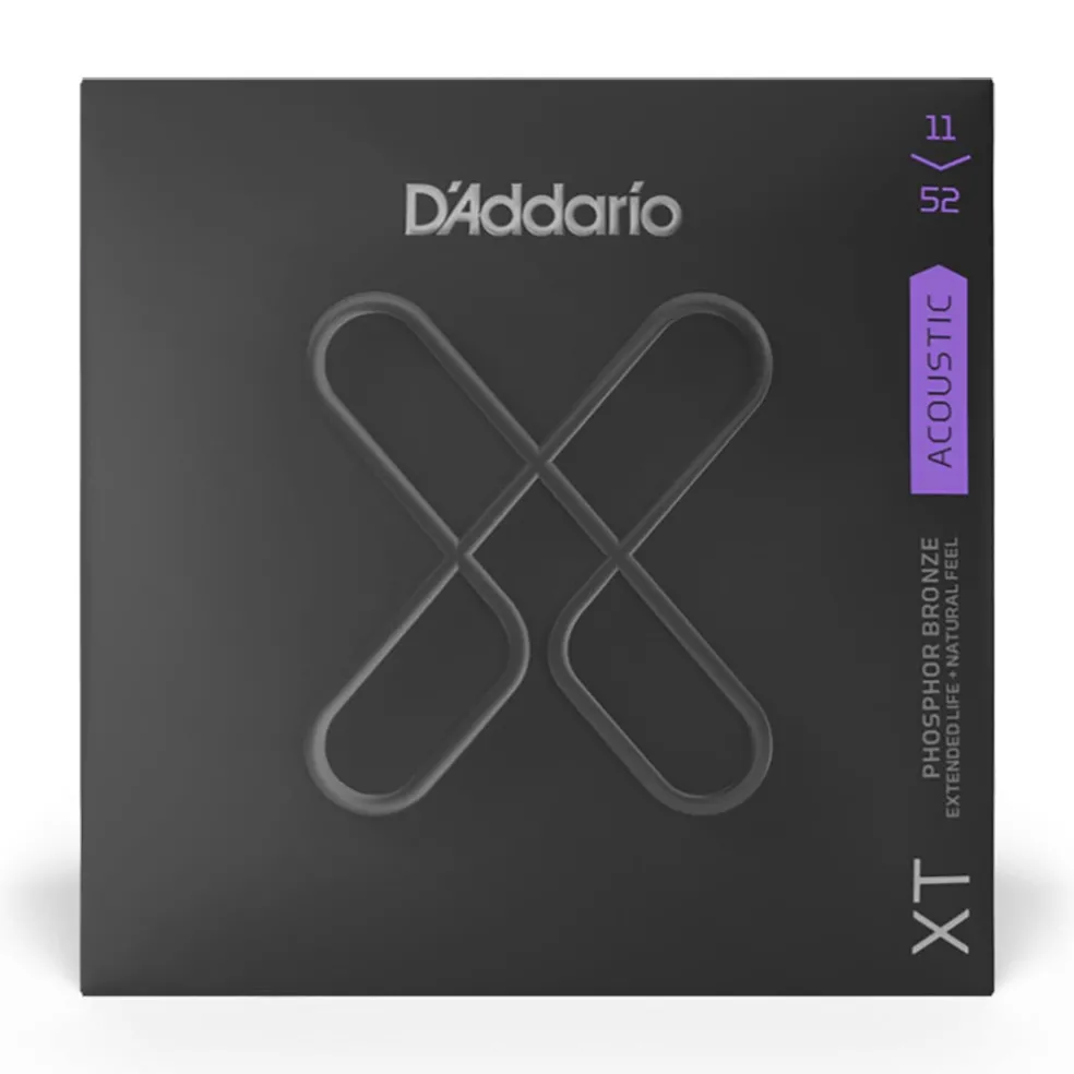 D'Addario - XTAPB1152 - XT Acoustic Phosphor Bronze Light 11-52 - Acoustic Guitar Strings