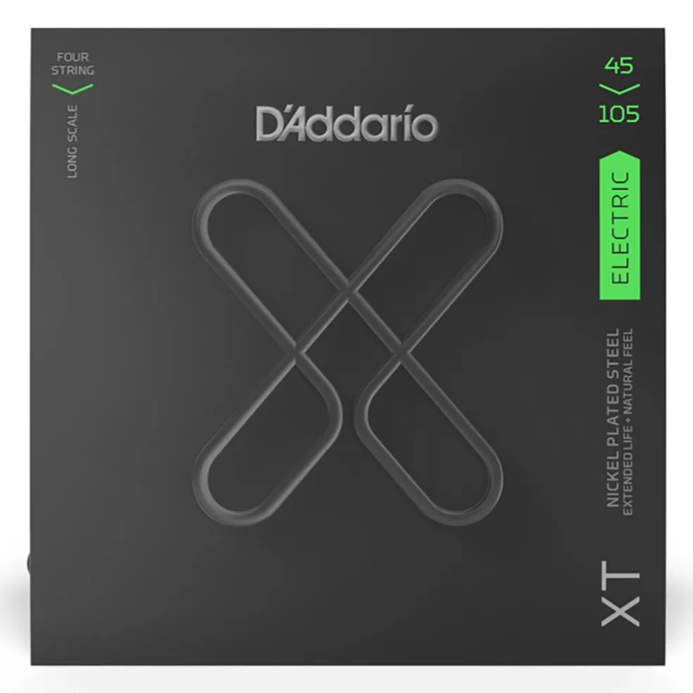 D'Addario - XTB45105 - XT Bass Nickel 45-105 Long Scale - Bass Strings