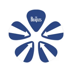 D'Addario Beatles 1964 Tour Ed Sullivan Stage Guitar Picks, Medium Gauge (.70mm) 10-Pack