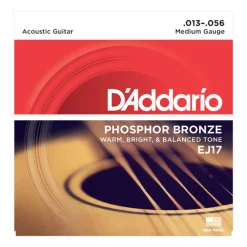 D'Addario EJ17 Phosphor Bronze 13-56