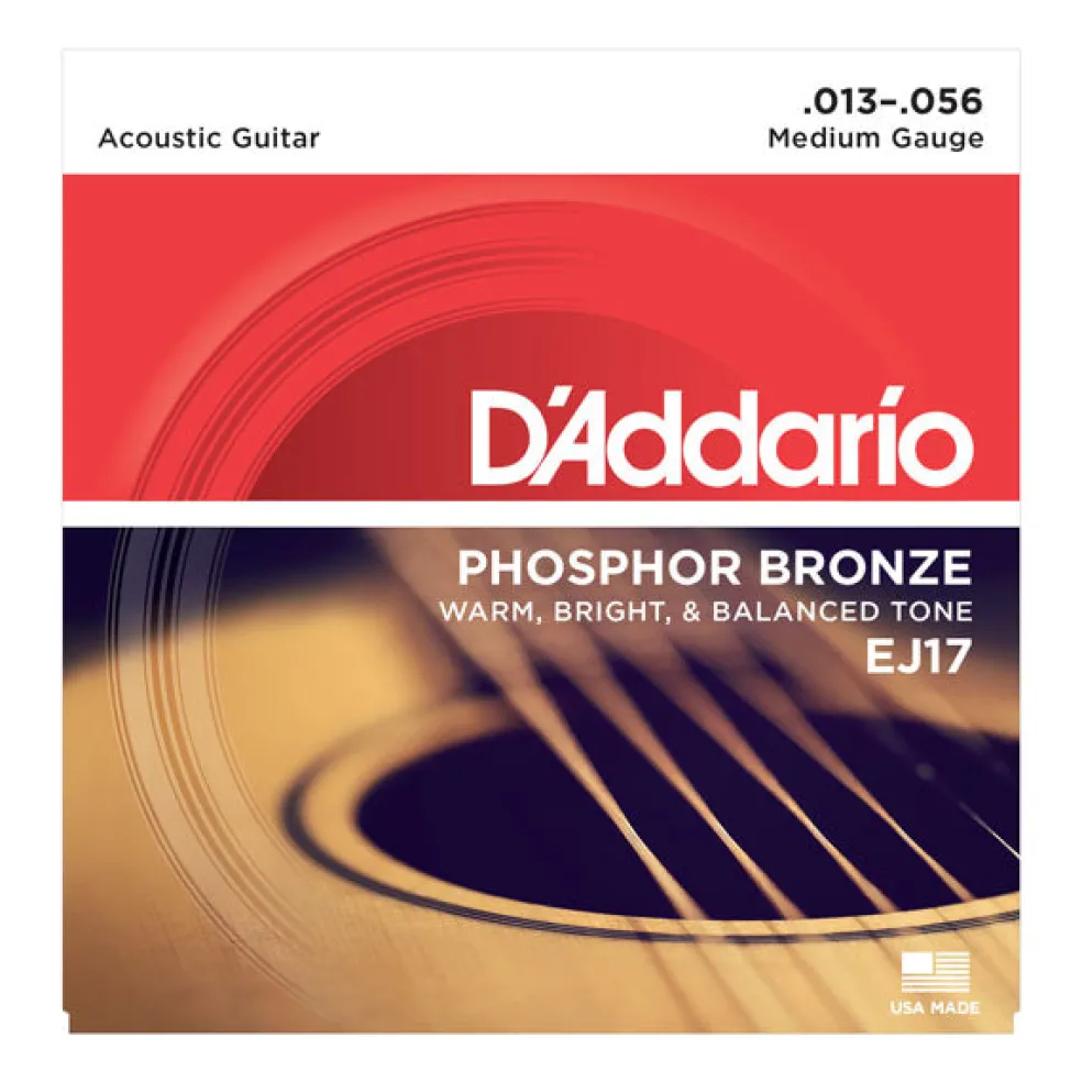 D'Addario EJ17 Phosphor Bronze 13-56