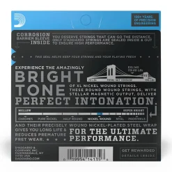 D'Addario EXL140 - Nickel Wound Light Top Heavy Bottom 10-52 - Electric Guitar Strings