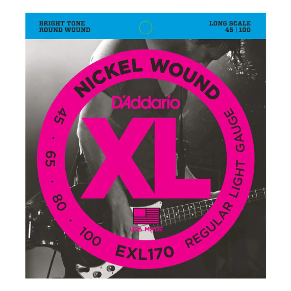 D'Addario EXL170 Nickel Wound 45-100