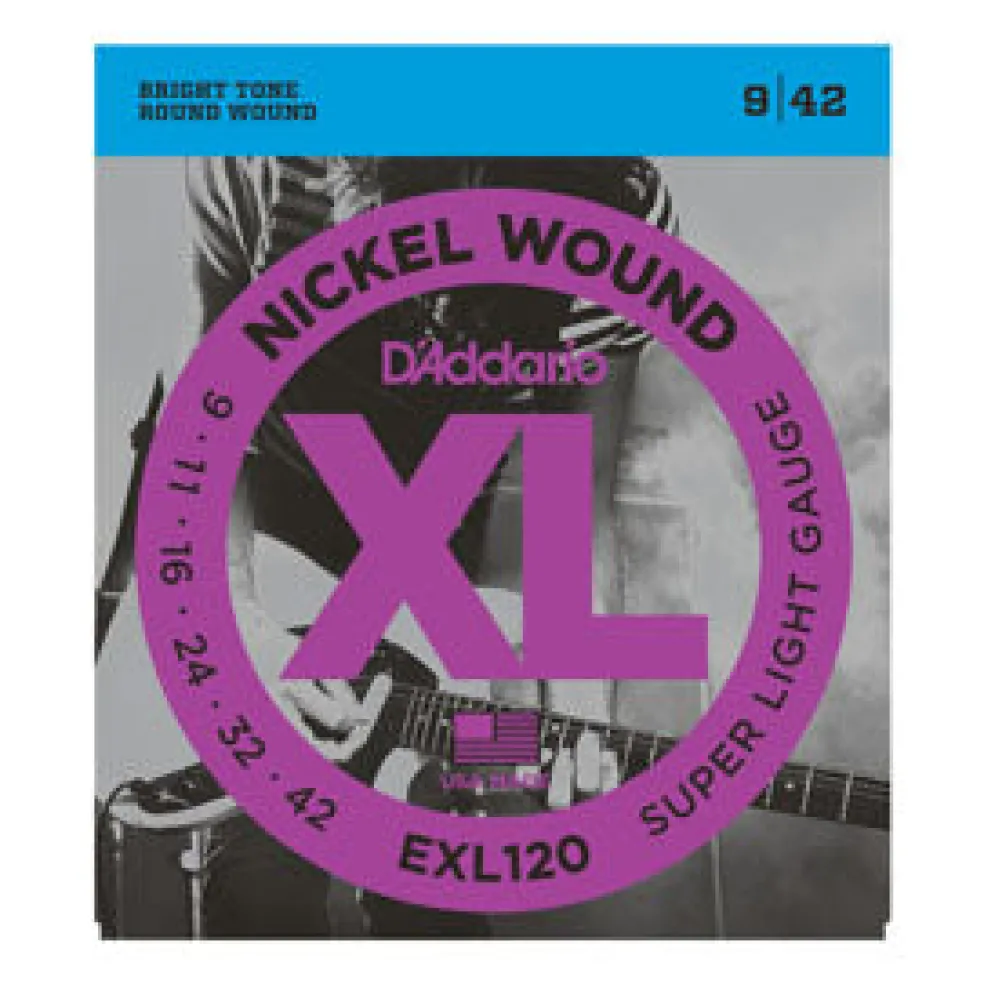 D'Addario EXL120 Super Light 9-42